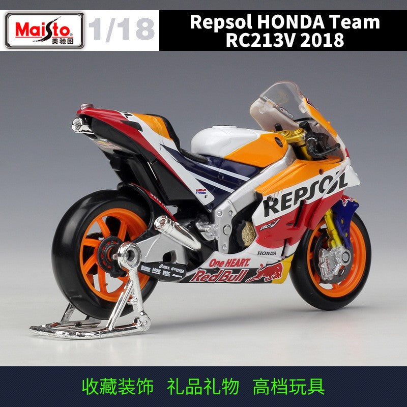 Maisto 1:18 Honda Repsol Honda Team Rc213v 2018 Simulação Liga Gp Modelo de Moto Peça de Exibição Colecionável