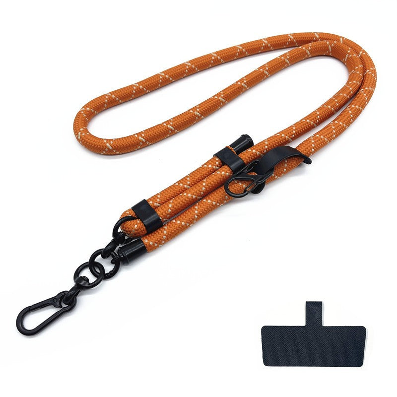 Cordão de Telefone Ajustável 1 Cm de Diâmetro Capa Universal Externa Transversal Ombro Cartão Corda de Pescoço Clipe Alça de Pulso Anti-perda