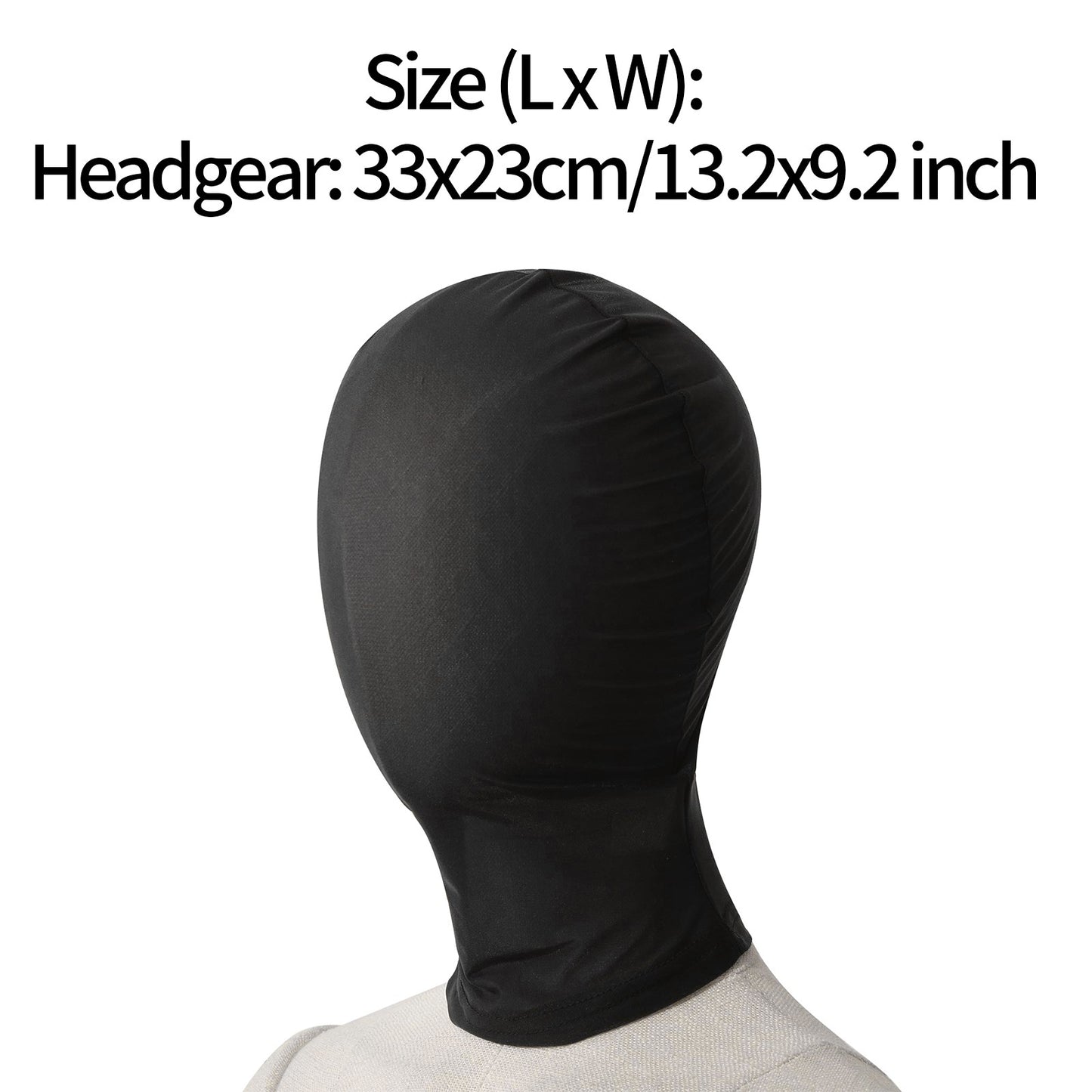 Unisex Adults Face Mask Full Cover Headgear High Stretch Ultra-Thin Fabric Face Mask Hood for Halloween Cosplay Costume Clubwear