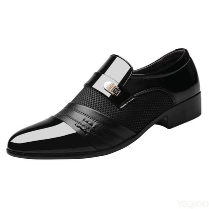New men's casual shoes business formal wear plus size versatile for weddings simple  comfortable retro artistic men's shoes