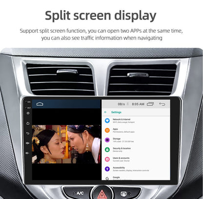 Android 12 Car Radio For Hyundai Solaris Verna Accent 1 2010 - 2016 Multimedia Video Player Navigaion GPS 2 din 4G DVD Head unit