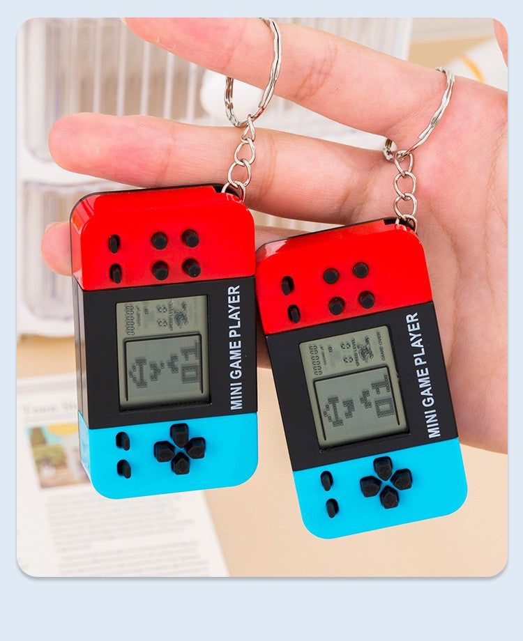 12-100pcs Mini Handheld Game Console Keychain Video Game Party Favors For Kids Birthday Christmas Gifts School Classroom Prizes