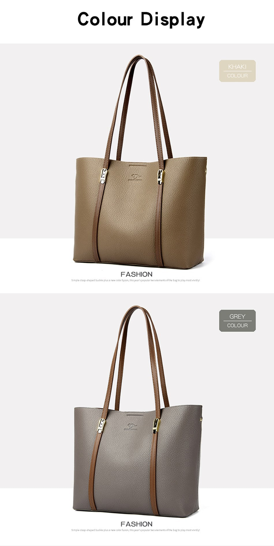 New autumn Single Shoulder Large Capacity Messenger Droadband Female Solid Color Handbag Luxury Ladies Bucket PU Shoulder Bag