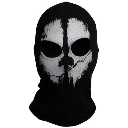 Halloween new mask Black Mask Balaclava Beanies Hats Men Ghost Skull Full Face Warmly Mask Hood Beanie Ggorros Hombre Casquette
