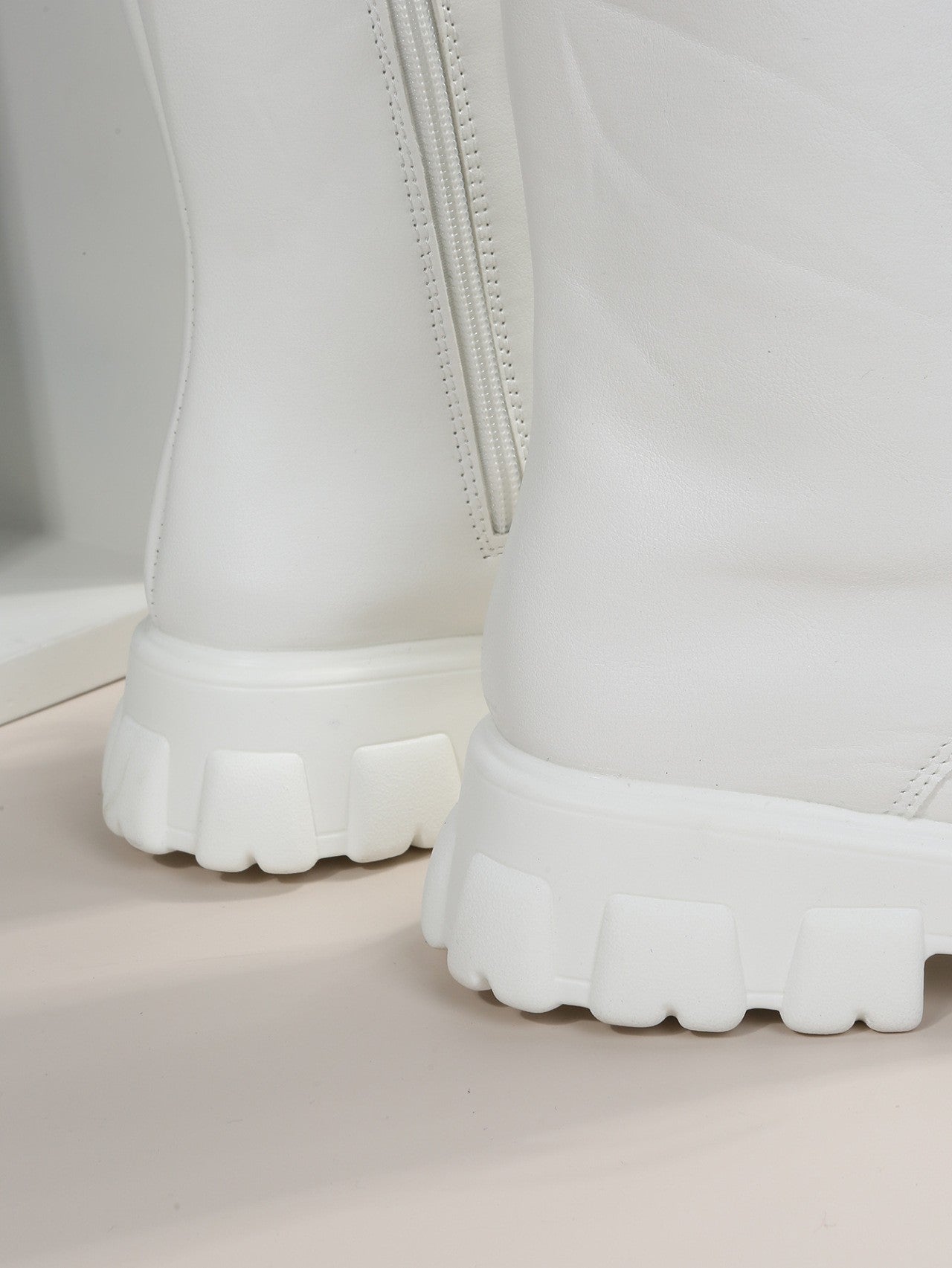 Autumn winter plus size new shoes Women Fashion Laceup Boots Chelsea Zipper Ladies  Sports Casual Heel  platform