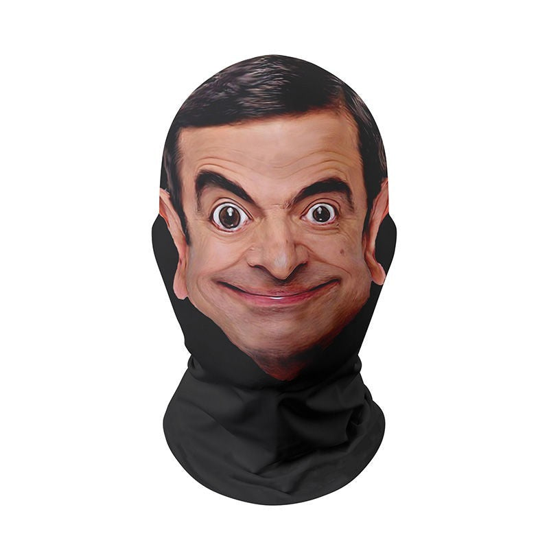Realistic 3D Mask Full Face for Women Man Cosplay Accessories Mascaras Halloween Masquerade Mesh Headgear