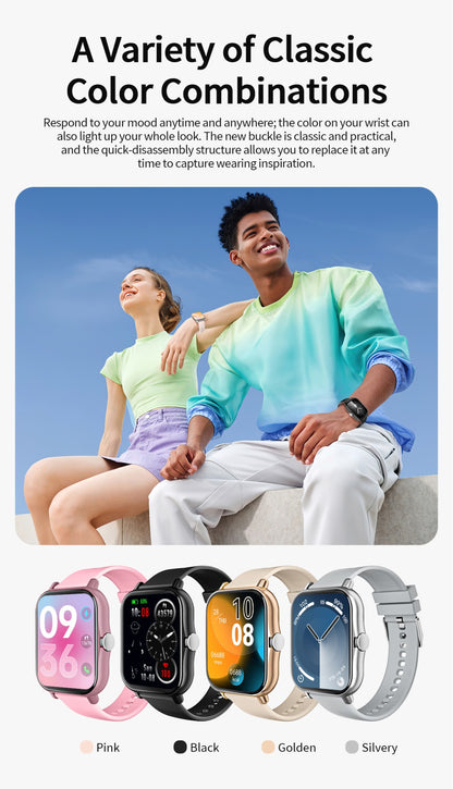 New Smartwatch BT Call Health&Sleep Monitoring 1.83''HD Screen Kids Smart Watch Waterproof Fashoin Sports Bracelet For Women Men