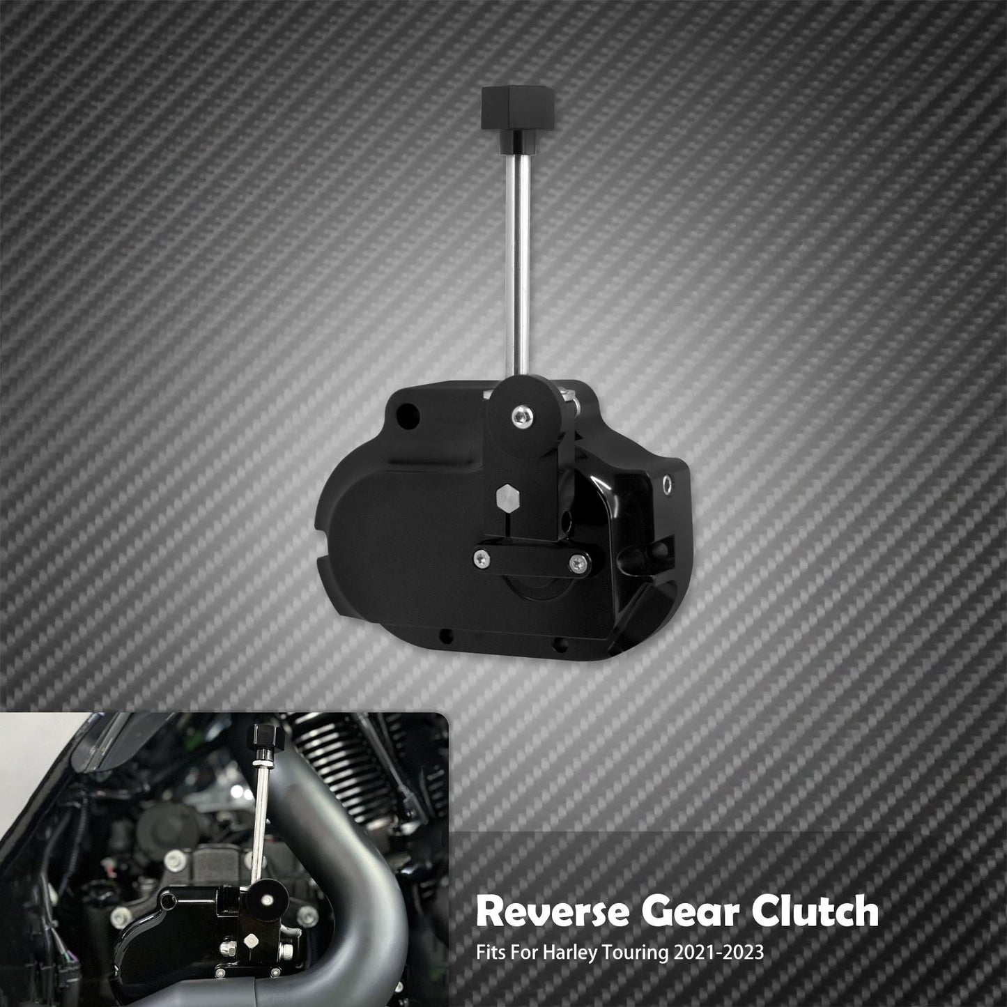 Embreagem de marcha à ré que economiza mão de obra para motocicleta, refit da embreagem de velocidade traseira para Harley Touring Street Glide FLH 08-23 Softail Breakout