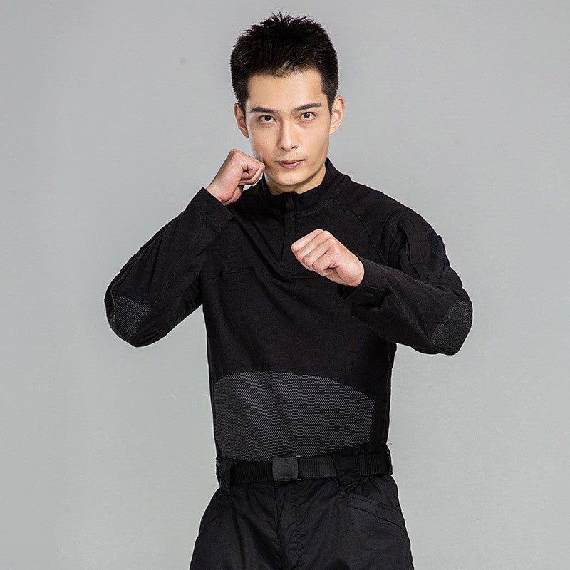 Men Outdoor New Tactical Camo Frog Shirts Wear Resistant Scratchproof Breathable T-shirt Climbing Combat Hunting Men Shirt