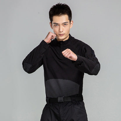 Men Outdoor New Tactical Camo Frog Shirts Wear Resistant Scratchproof Breathable T-shirt Climbing Combat Hunting Men Shirt