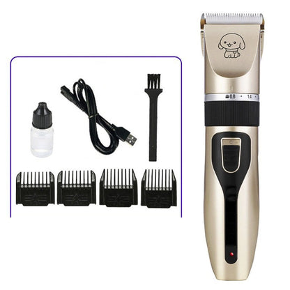 Máquina de Tosar Pelo de Animais Tesoura Elétrica Aparador de Pelo para Cães Gatos Coelhos e Filhotes Kit de Tosagem para Animais de Estimação