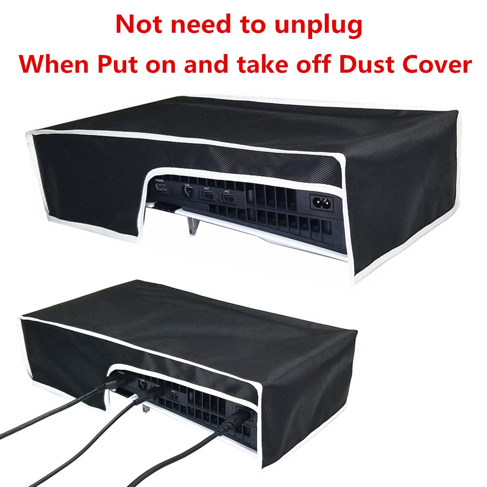Black/Gray Anti-Scratch Dustproof Protective Cover For PS5 Pro Console Gaming Accessories Horizontal Oxford Cloth Dust Cover