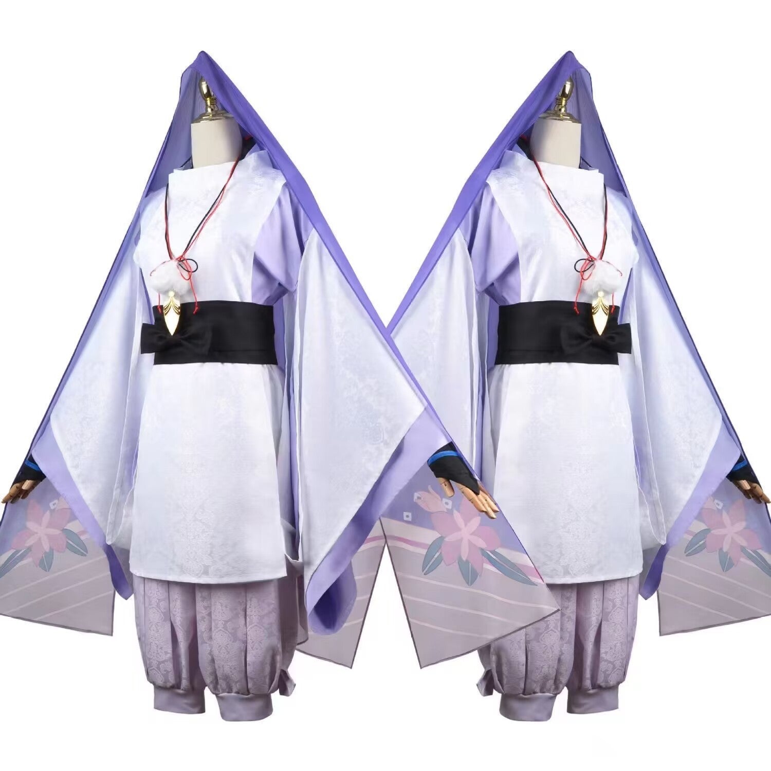 Scaramouche Wanderer Role Play Costume Complete Genshin Impact Cos Costume Past White Clothes Animation Festival Halloween