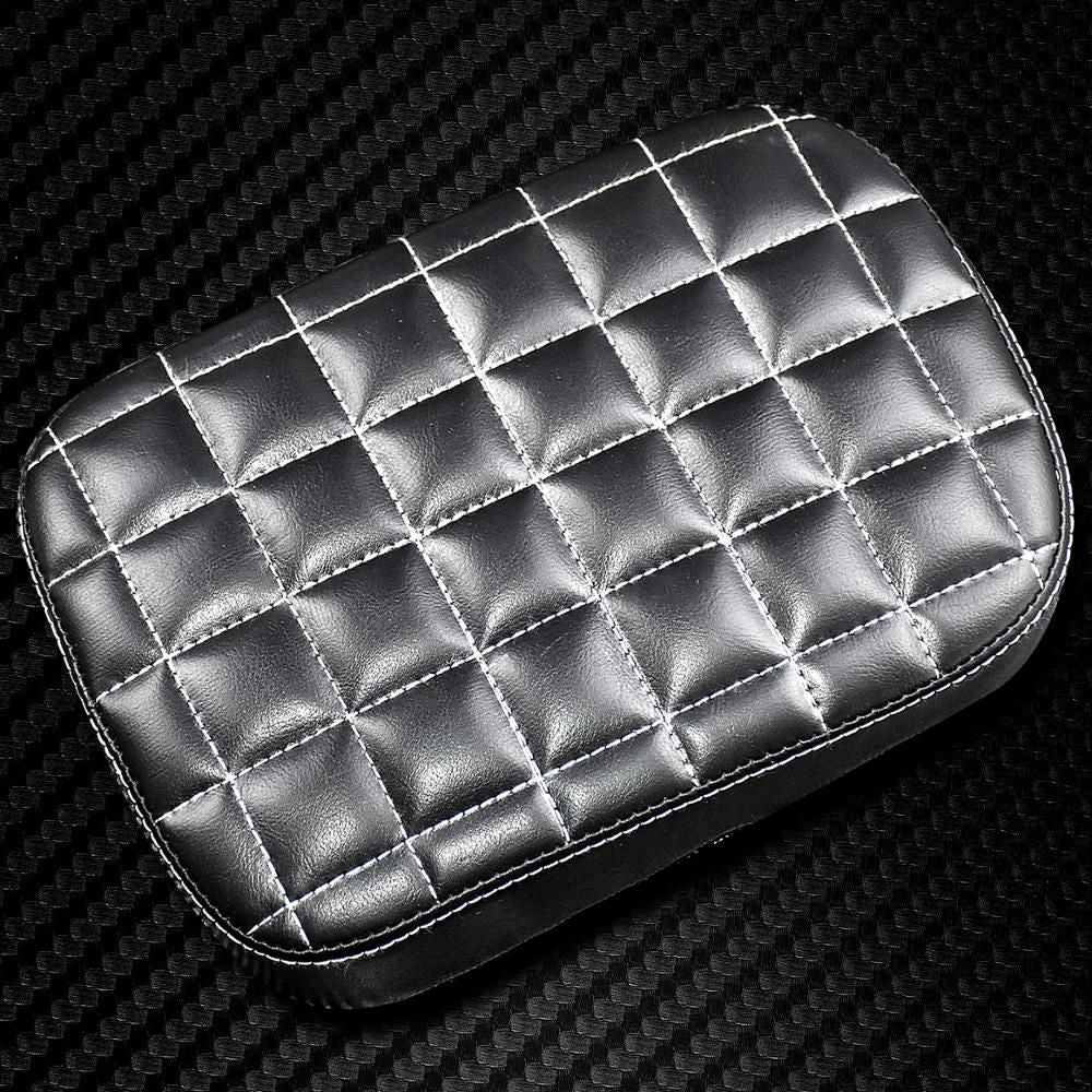 Almofada de Assento Traseiro para Passageiro de Moto Banco Almofadado com 6 Ventosas / 8 Ventosas para Harley Touring Sportster XL1200 Dyna Chopper Custom