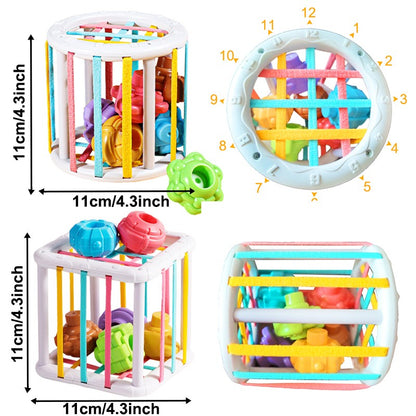 Baby Toy Sorting Game Kids Educational Cube Sensory Shape Blocks Shape Matching Stacking Learning Toys Play Games Baby Toys