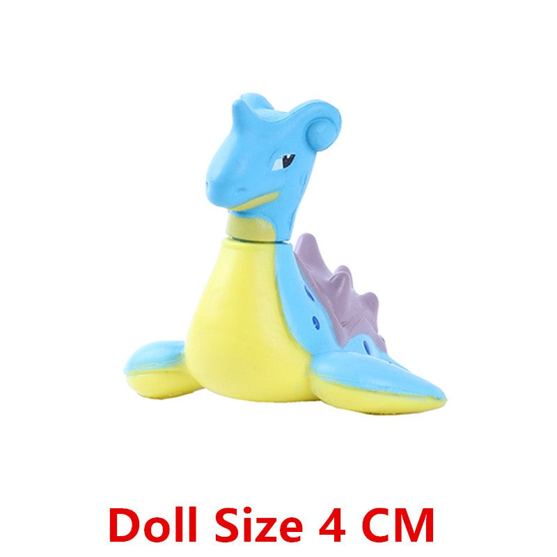 Pokémon Anime Figures Gelo Eevee Pikachu Dragão Voador Coleção Figura Brinquedos de Ação Fofos Modelo Pok é mon Presentes de Aniversário Infantis