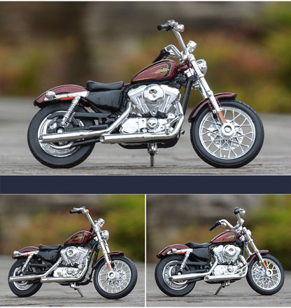 Maisto 1:18 Harley XL 1200V Seventy-Two Modelo de Moto de Liga Metálica Fundida Modelo de Moto de Rua de Metal Simulação Presentes Infantis