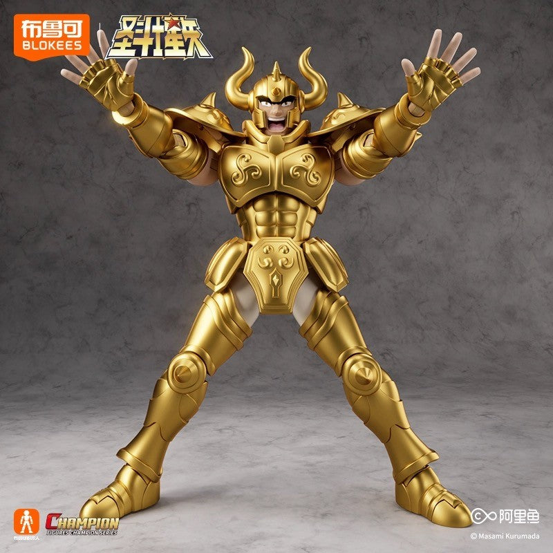 BLOKEES Saint Seiya Segunda Edição Touro Dragão Capricórnio Sagitário Boneco de Ação Anime Brinquedos Presente de Natal Em Estoque
