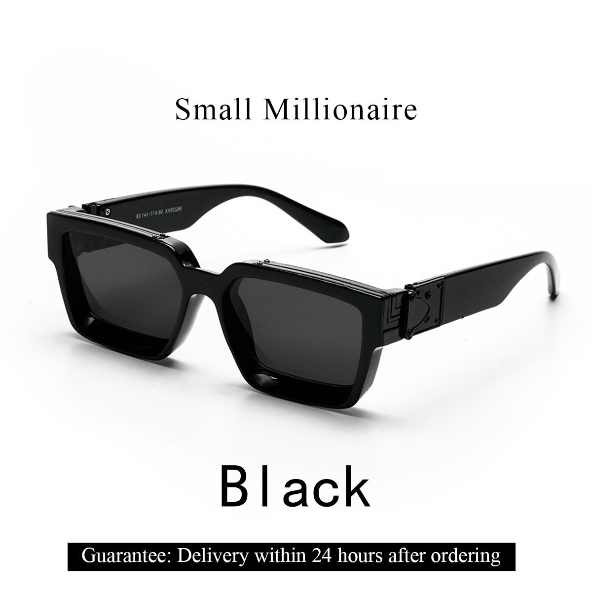 Ruiao Retro Black Millionaire Shades Luxury Sunglasses 2025 For Men Designer Famous Brand Square Sun Glasses Man Women Sunglass