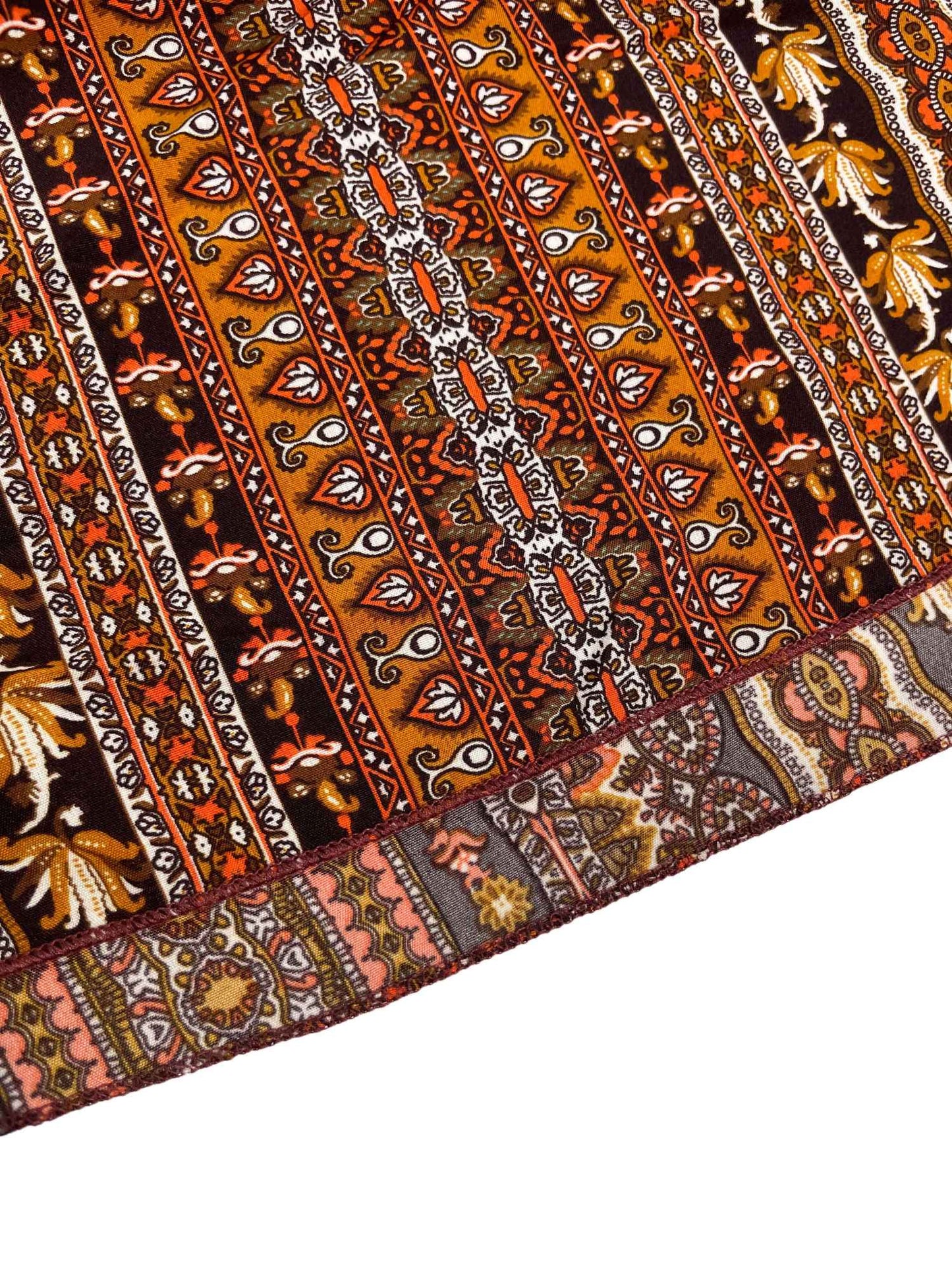 Women's Summer Ethnic Pattern Backless Split Thigh Dress Ladies Summer Clothes Boho Fashion Frill Trim Long Dress for Beach