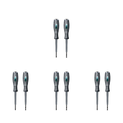 Chaves de fenda ANENG B05 de fenda/cruz Indicador de lâmpada neon Medidor Caneta elétrica Caneta testadora de bolso isolada para eletricistas Ferramentas