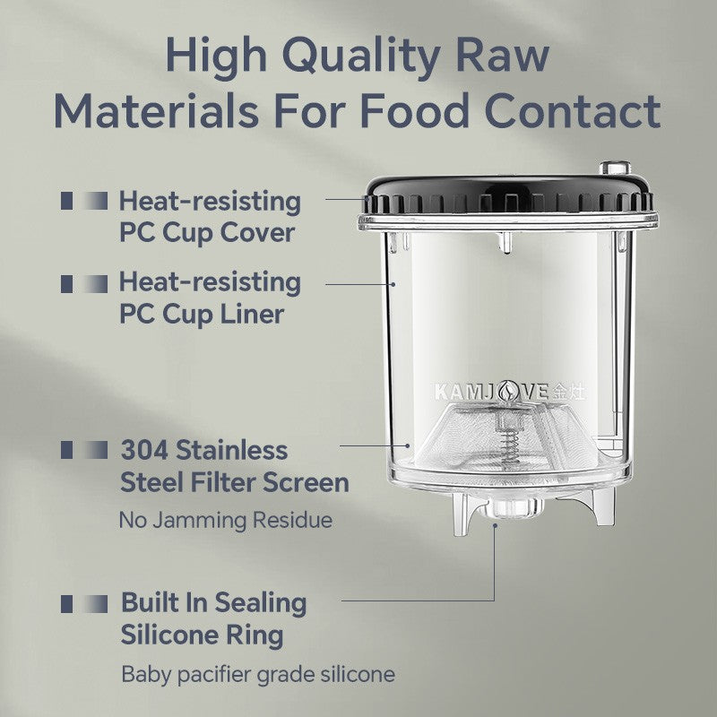 KAMJOVE Tea Pot for Infusions One-touch Tea Filtering Heat-resistant Glass Tea Cup 200/300/500/1000/1200ML Tea Brewing Kettle