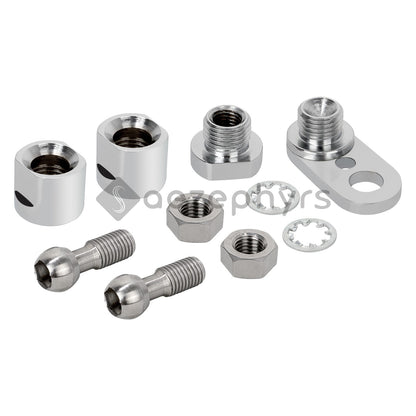 Motorcycle Front Turn Signal Swivel Assembly Set Kit For Harley Sportster 883 Dyna Fat Boy Softail Street Bob Low Rider 1988-UP
