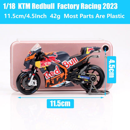 1/18 Maisto KTM RC16 Redbull Ducati GP21 GP22 GP23 GASGAS Honda RC213V Repsol Yamaha YZR-M1GP Moto Modelo de Corrida