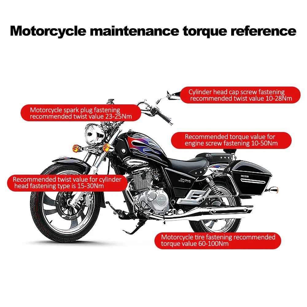 Chave Torquímetro 72T 1/2'' 3/8'' 1/4'' com Pré-ajuste para Bicicletas e Carros, Chave Catraca de Duas Vias, Ferramentas Manuais Automotivas