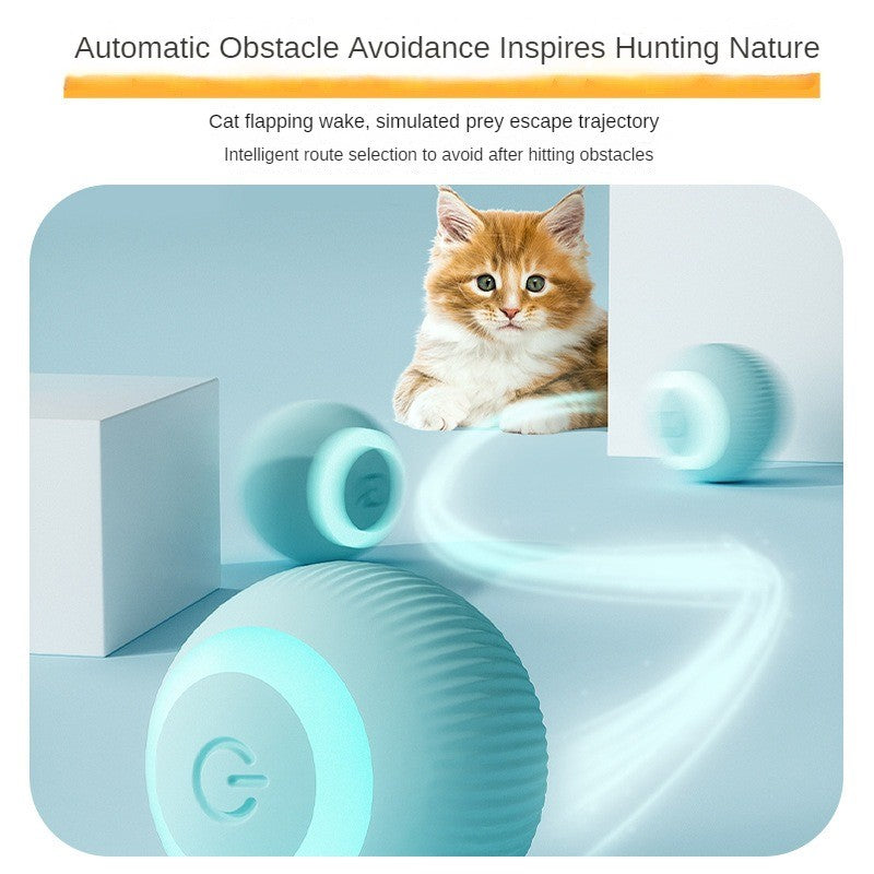 Brinquedo para Gatos Automático Bola Interativa Recarregável Bola Elétrica Rolante Acessórios para Animais de Estimação para Casa Suprimentos