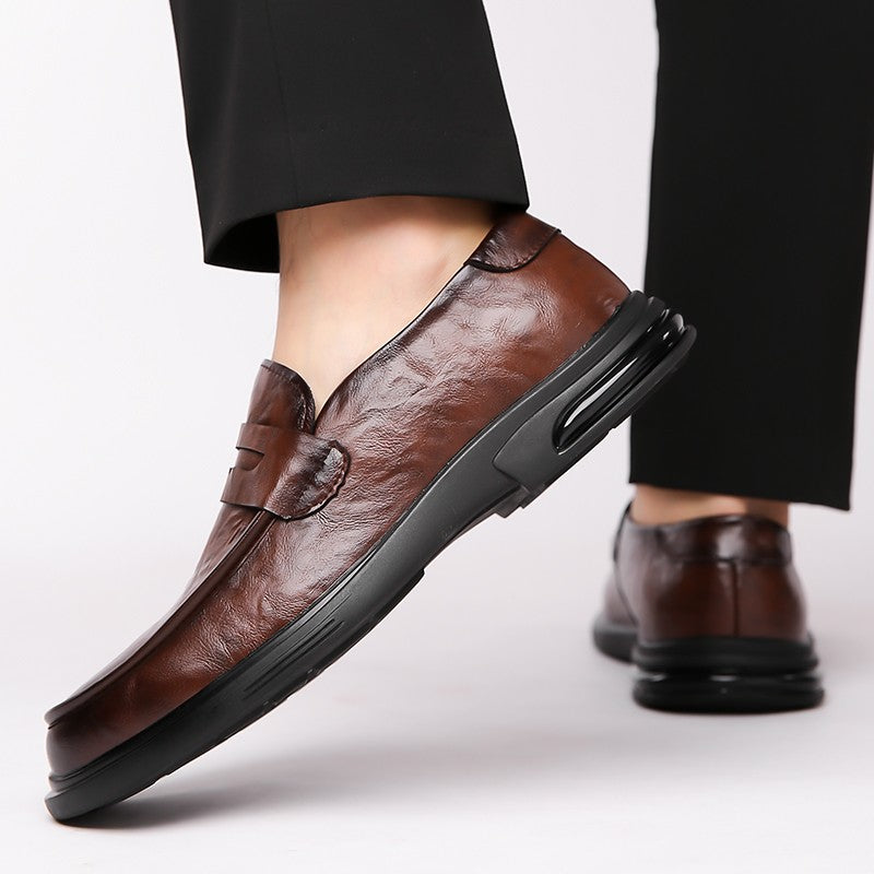 High Quality Fashionable Loafers Leather Men Business Formal Casual Leather Shoes Spring Men Soft and Comfortable Leather Shoes