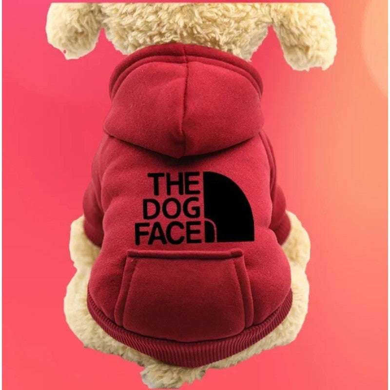 Suéter de outono e inverno com bolso cowboy, roupas de duas pernas, estilo esportivo, para cães e gatos, suprimentos para animais de estimação
