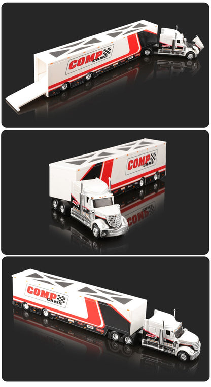 Em Estoque Maisto 1:64 Harley Davidson Mack Anthem Veículo de Transporte Pesado Contêiner Reboque Miniatura de Liga Fundida Brinquedo Carro