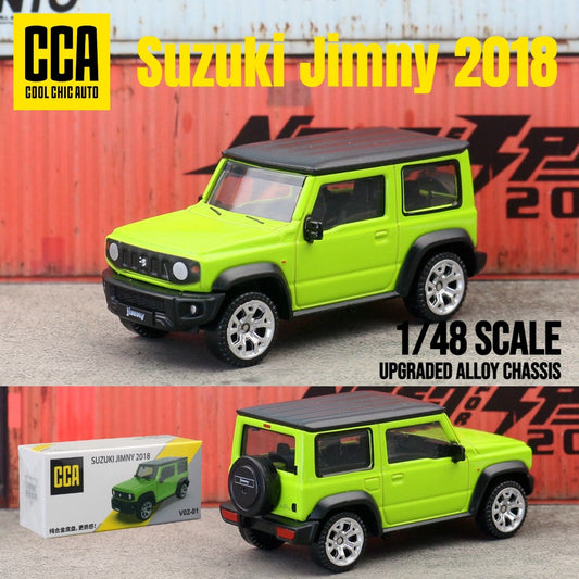 1/48 Suzuki Jimny Carro de Brinquedo Modelo CCA MSZ 1:64 Veículo Diecast Miniatura Rodas Livres Coleção Adequado para Hot Wheels Presente Criança