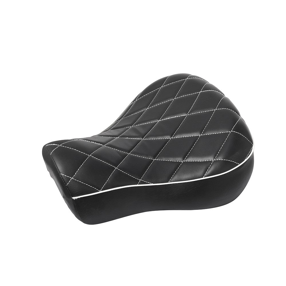 Assento Solo para Piloto Dianteiro Diamante Preto para Motocicletas Harley Sportster 883 1200 Forty Eight 48 72 1983-2003
