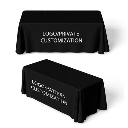 custom tablecloths logo 4FT/6FT/8FT Kitchen  Tablecloth Fitted, Washable and Wrinkle Resistant Rectangular Patio Table Cover