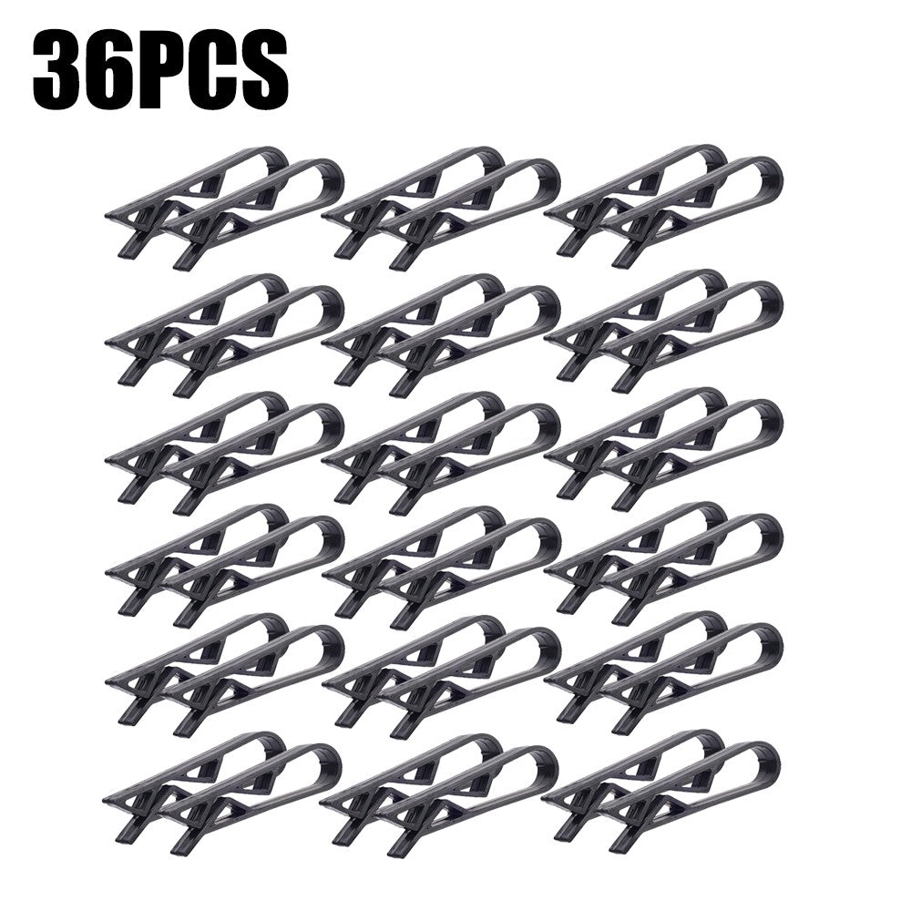 36/2 peças Clipes Fixadores para Lixo Suporte Antiderrapante para Sacola de Lixo Clipes Seladores para Sacos de Salgadinhos Organizador de Cozinha