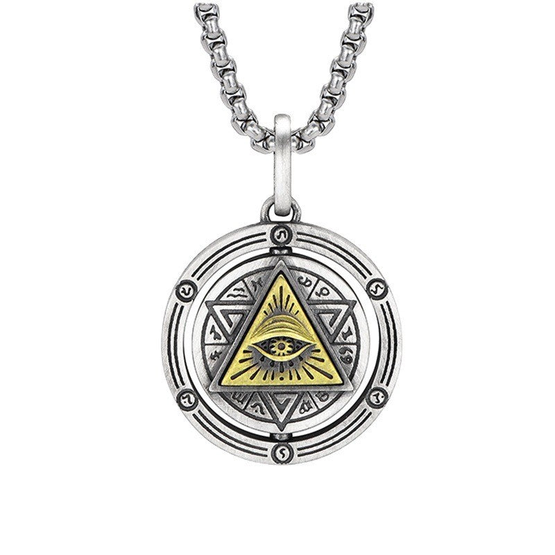 Colar Olho de Hórus Amuleto Olho Grego Pingente Antigo Egito Proteção Colar Joia Presente Masculino e Feminino Amuletos Espirituais