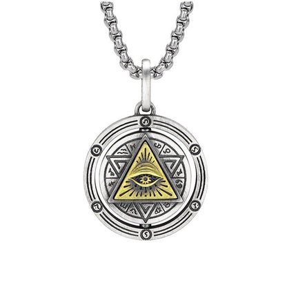 Colar Olho de Hórus Amuleto Olho Grego Pingente Antigo Egito Proteção Colar Joia Presente Masculino e Feminino Amuletos Espirituais