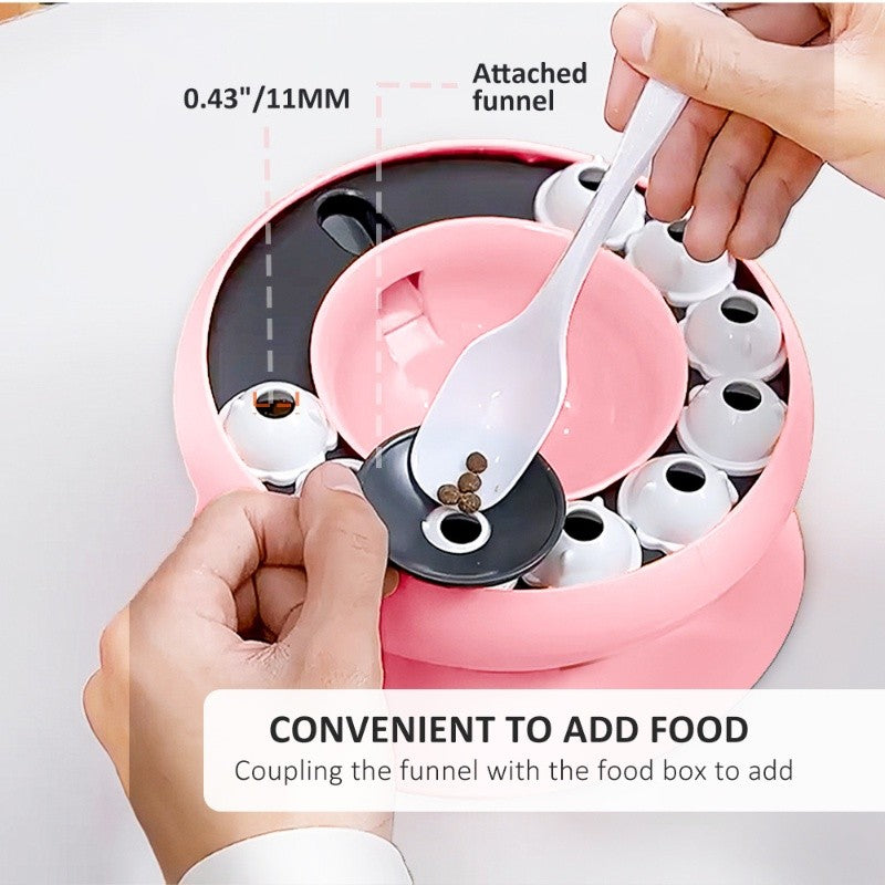 Brinquedo Interativo Multifuncional para Gatos, Quebra-cabeça Popular, Tigela de Comida Lenta com Vazamento, Brinquedos Interativos para Gatos de Estimação