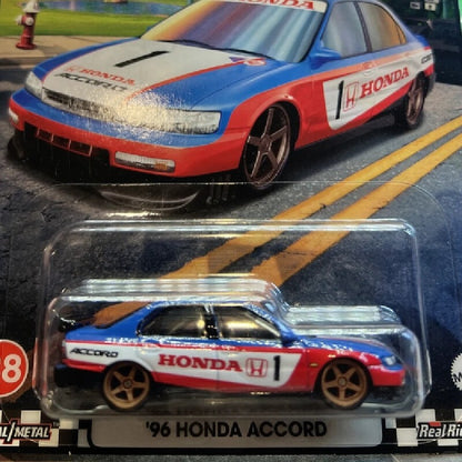 Genuine Hot Wheels Premium Cars Boulevard 96 HONDA ACCORD 1:64 Modelo de Carro Diecast Veículo de Liga Brinquedos Colecionáveis Presente para Meninos