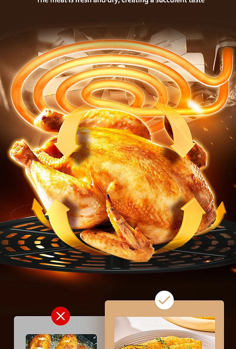 6L Large Air Fryer,Multifunction Digital Air Fryer Without Oil Electric Oven, Dehydrator, Air Fryer with LED Touch Panel