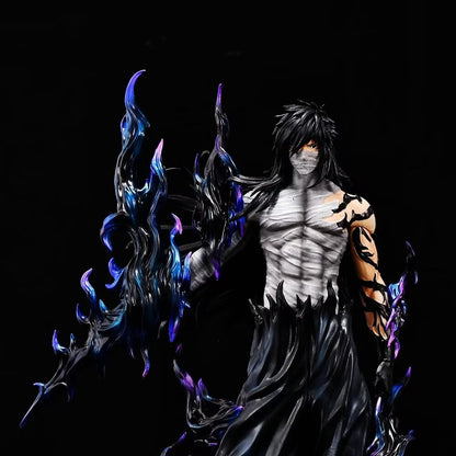 31-33cm Bleach Kurosaki Ichigo Duas Formas Grande Figura de Anime Modelo Estátua Coleção de Meninos Decoração de Mesa Ornamentos Brinquedos Presentes