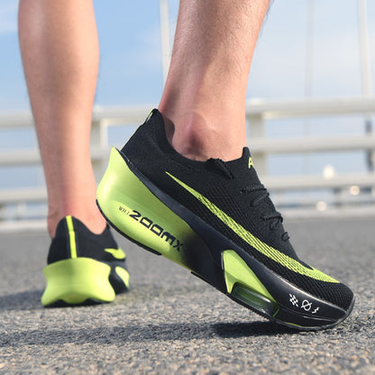 Casual Sneakers Air Cushion Running Shoes Jogging Marathon Men Sports Breathable Lightweight Comfortable Nonskid Leisure Sneaker