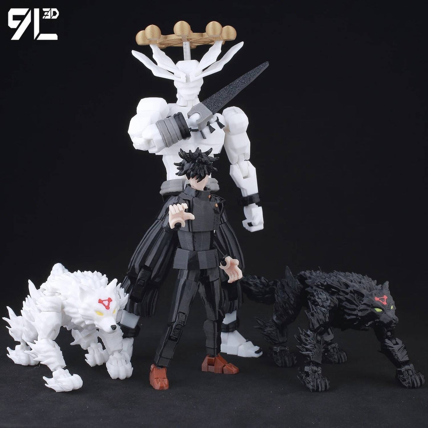 ?9L3D Lucky13 Gojo Sukuna Jujutsu Fushiguro Toji Gojo Satoru Action Figure Dummy13 T13 Multi-Jointed Collectible Toys Titan13