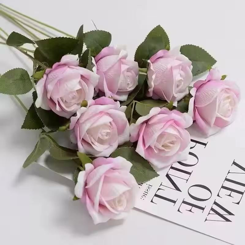 1/5/10/20pcs Roses Artificial Flowers Rose Flower Branch Artificial Red Roses Realistic Fake Rose for Wedding Home Decor