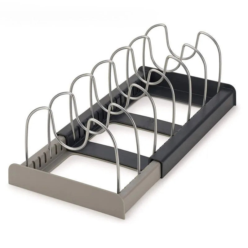 2025 HOT NEW Pot lid storage rack, suitable for cabinet drawers, a kitchen organizing tool suitable for storing cookware.