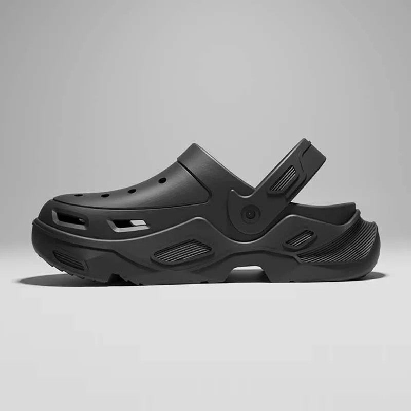 Summer Comfortable Soft Heightening Sandals For Men Platform High-heeled Outdoor Non-slip Waterproof Sandals For Women Clogs