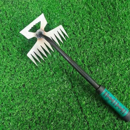 Garden Weeder Tools Planting Shovel Manual Grass Rake Loosening Soil Plowing Rooting Remove Digging Agricultural Hand Tools