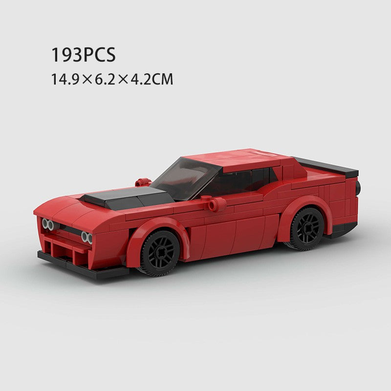 MOC Carro Esportivo de Corrida Veículo Cidade Speed Racer Modelo Técnico Blocos de Construção Tijolos Supercarro F1 Brinquedos Infantis Presentes para Meninos NSX